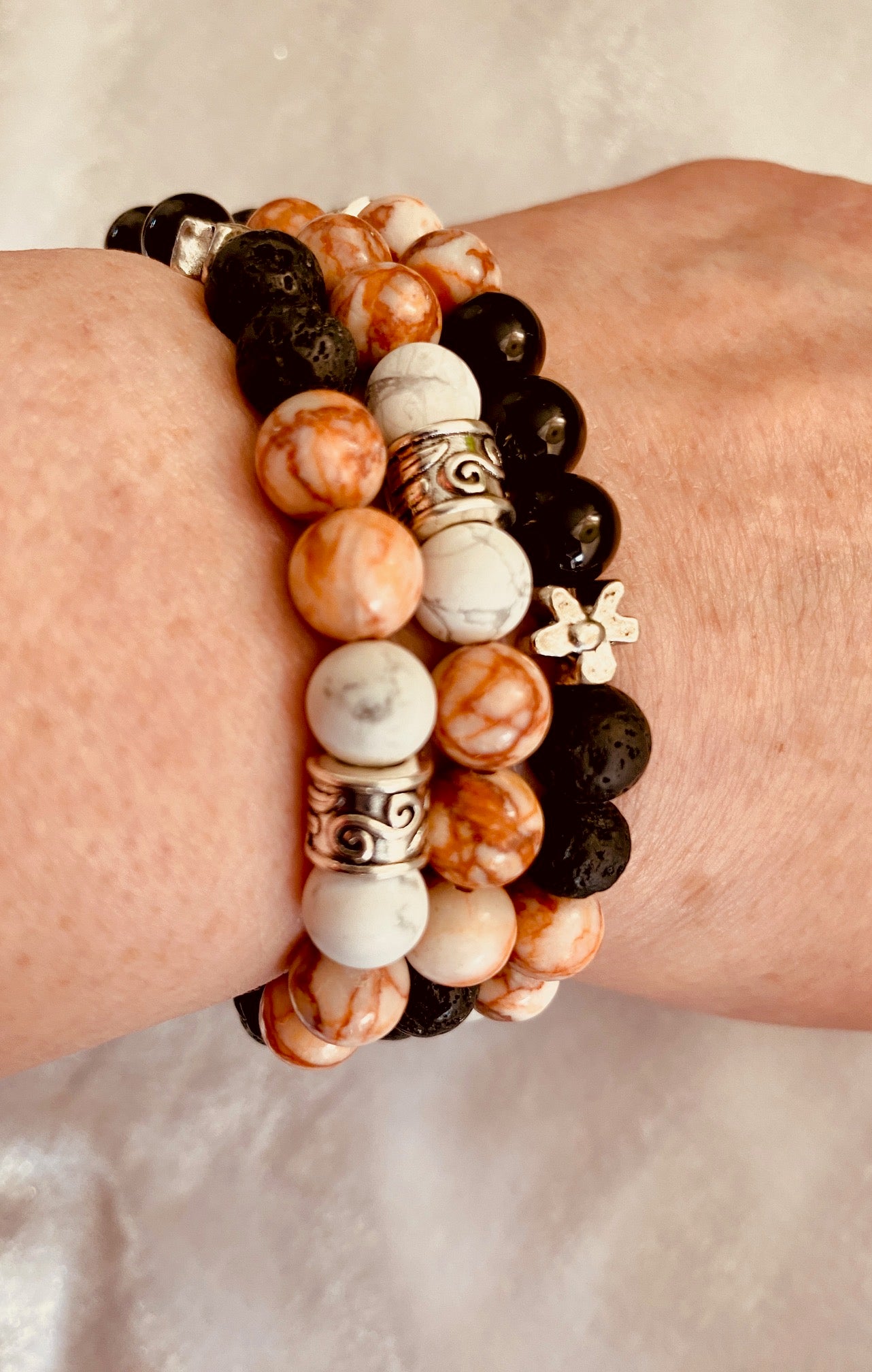 Jasper Sunset—Aromatherapy Diffuser Bracelet