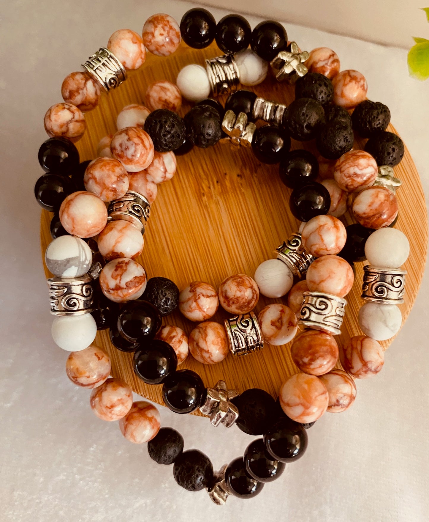 Jasper Sunset—Aromatherapy Diffuser Bracelet