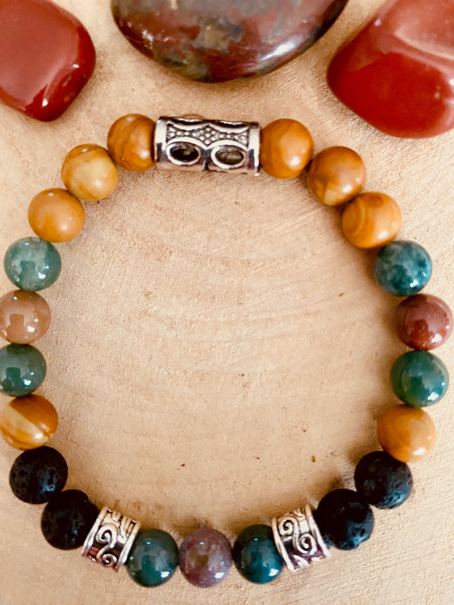 Jasper Woods—Aromatherapy Diffuser Bracelet