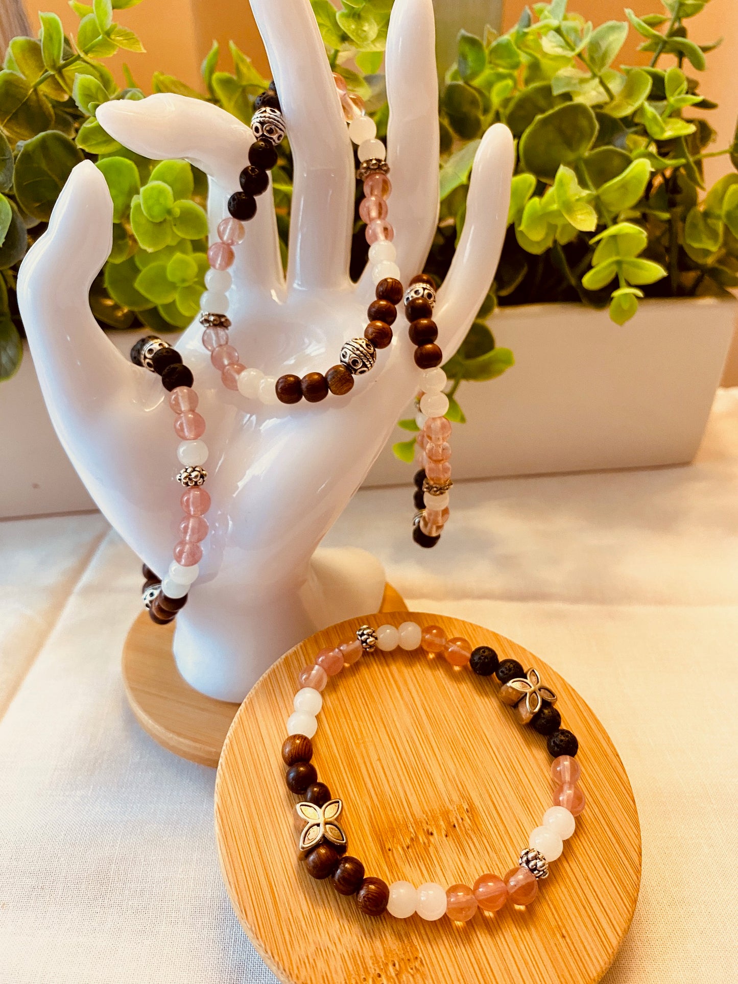 Cherry Blossom—Aromatherapy Diffuser Bracelet