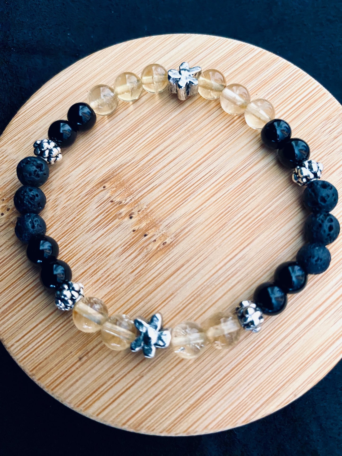 Evening Sparkle—Aromatherapy Diffuser Bracelet