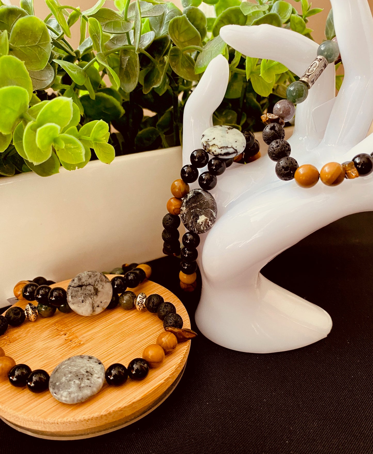 Jasper Mystique—Aromatherapy Diffuser Bracelet