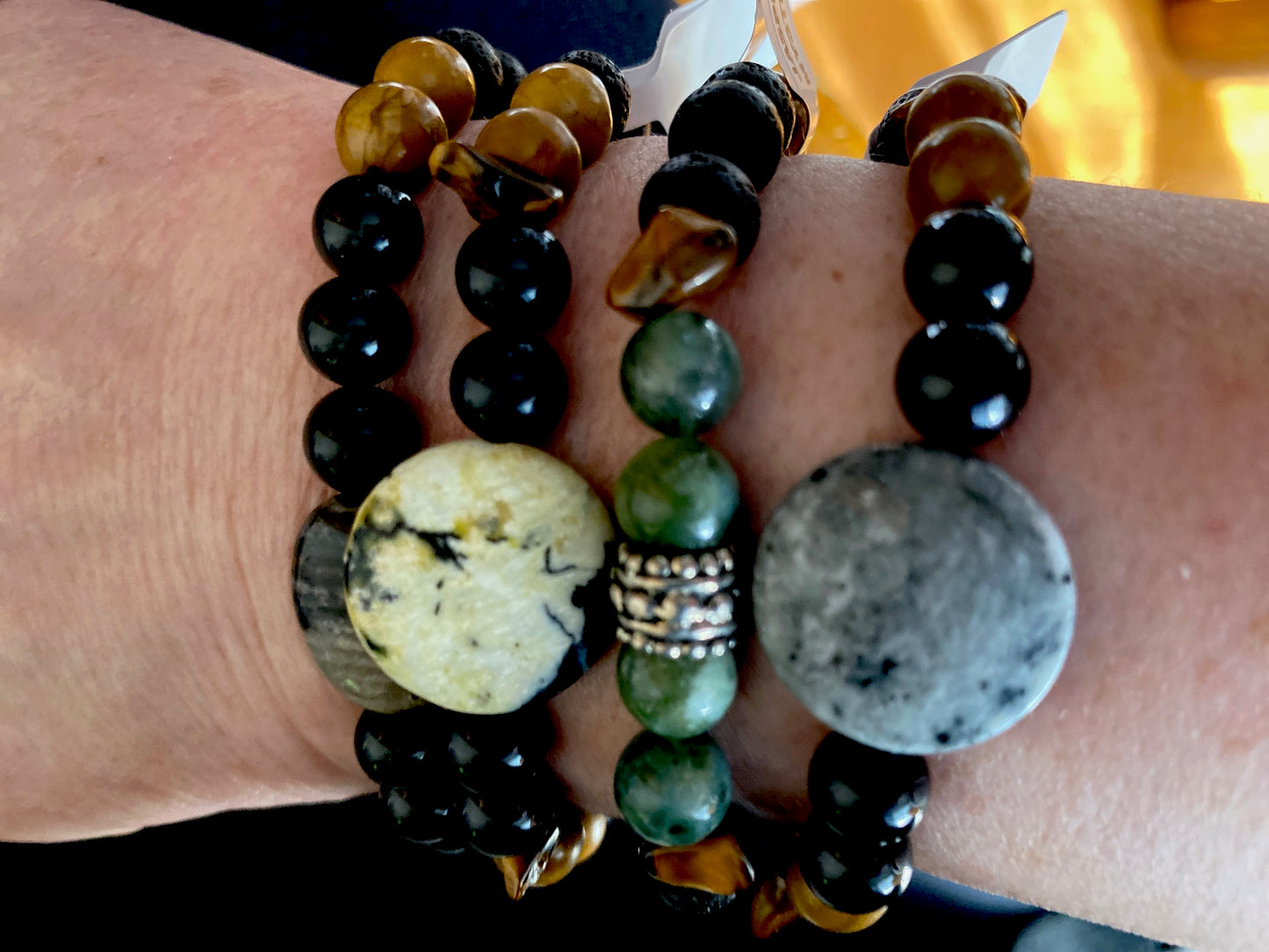 Jasper Mystique—Aromatherapy Diffuser Bracelet