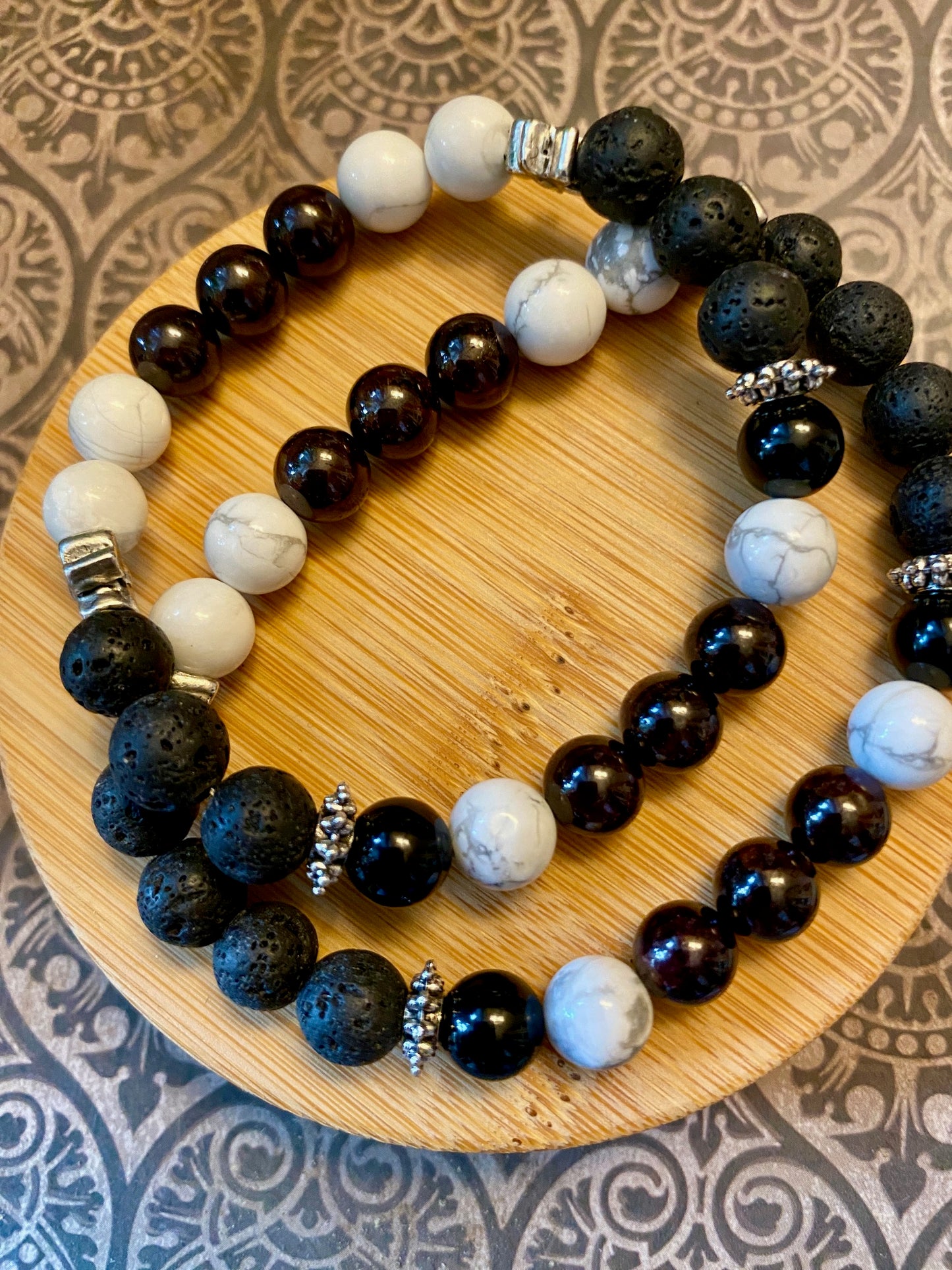 Grounding Garnet—Aromatherapy Diffuser Bracelet