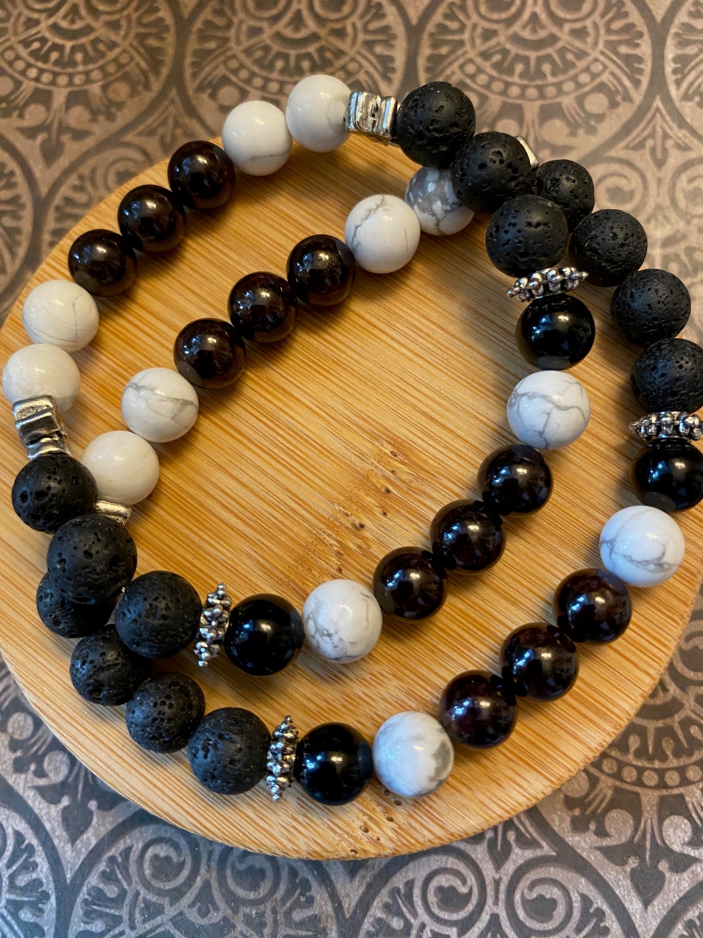 Grounding Garnet—Aromatherapy Diffuser Bracelet