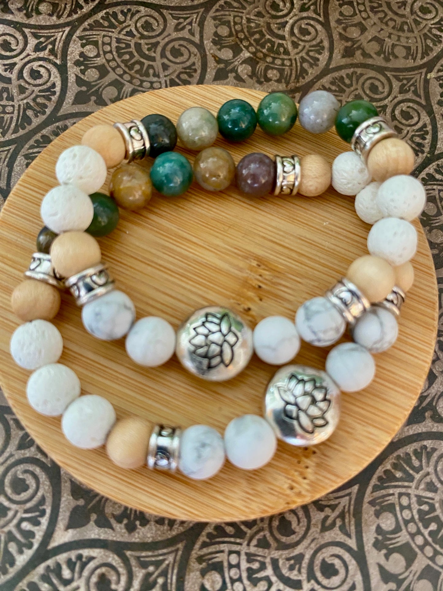 Sacred Lotus—Aromatherapy Diffuser Bracelet
