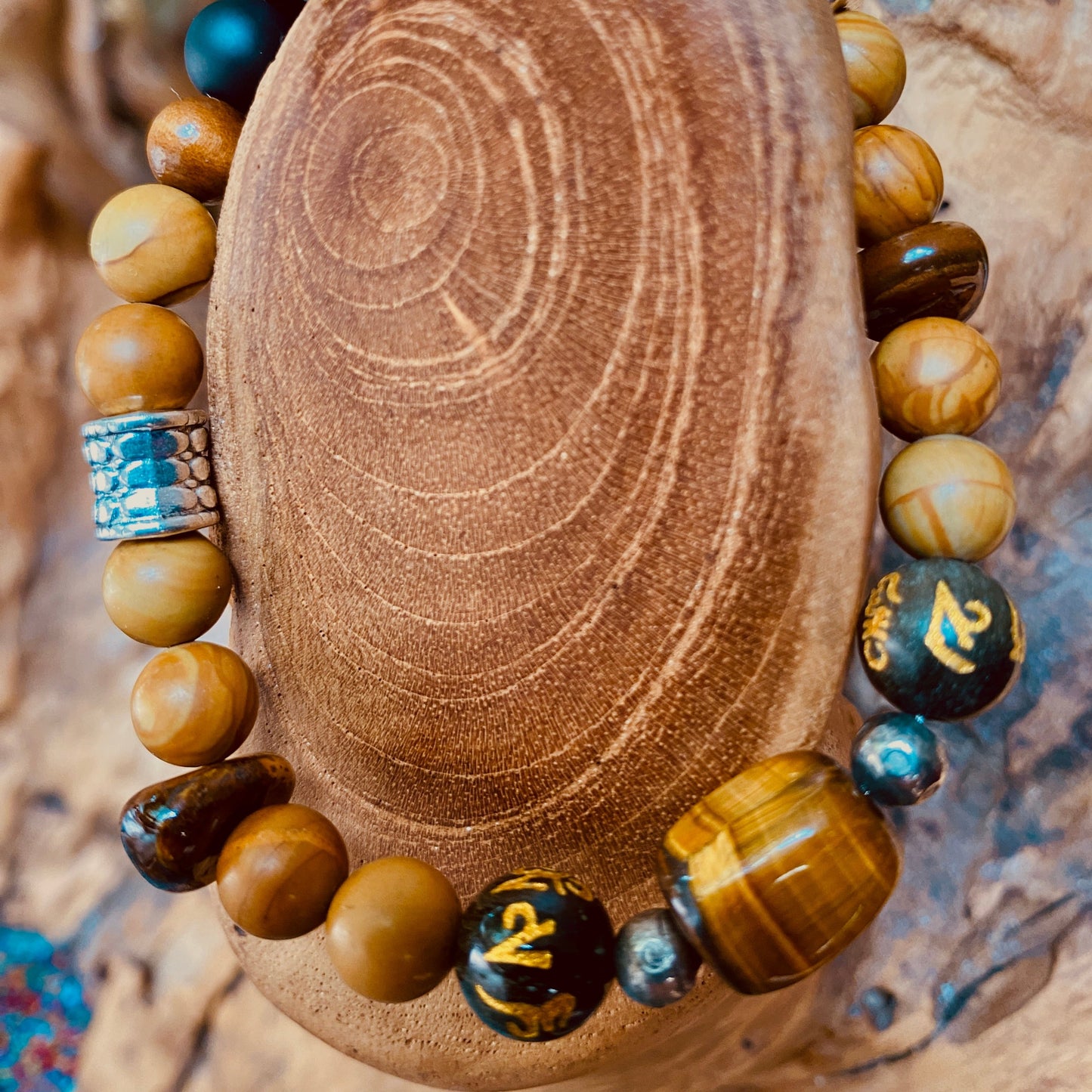 Rolling Stone—Men's Beaded Bracelet