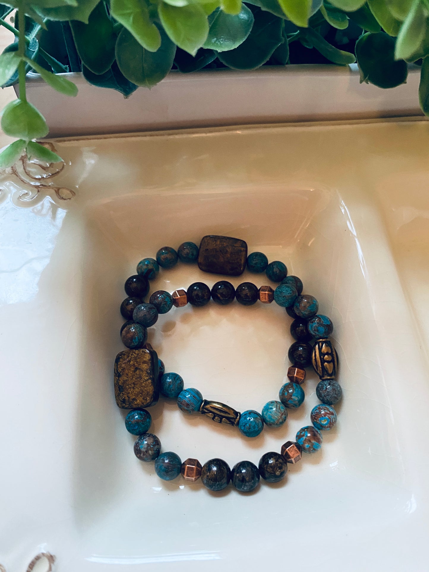 True Grit—Men's Beaded Bracelet