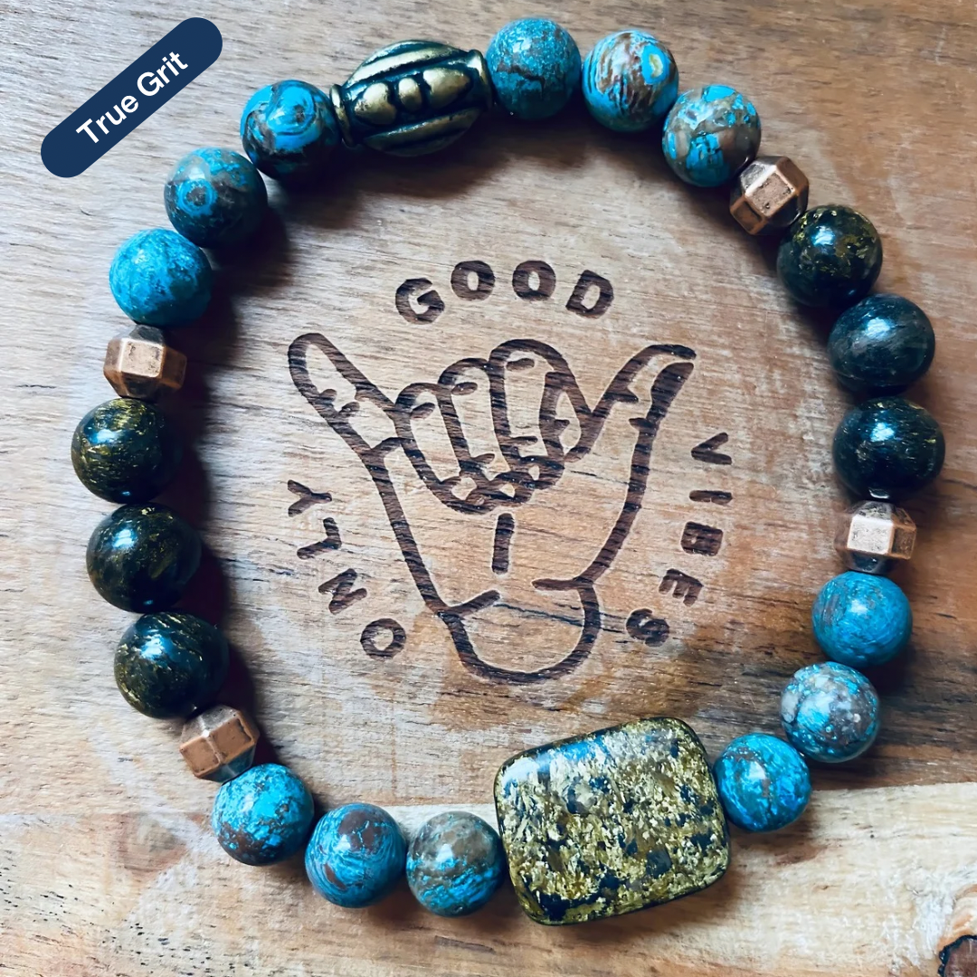 True Grit—Men's Beaded Bracelet